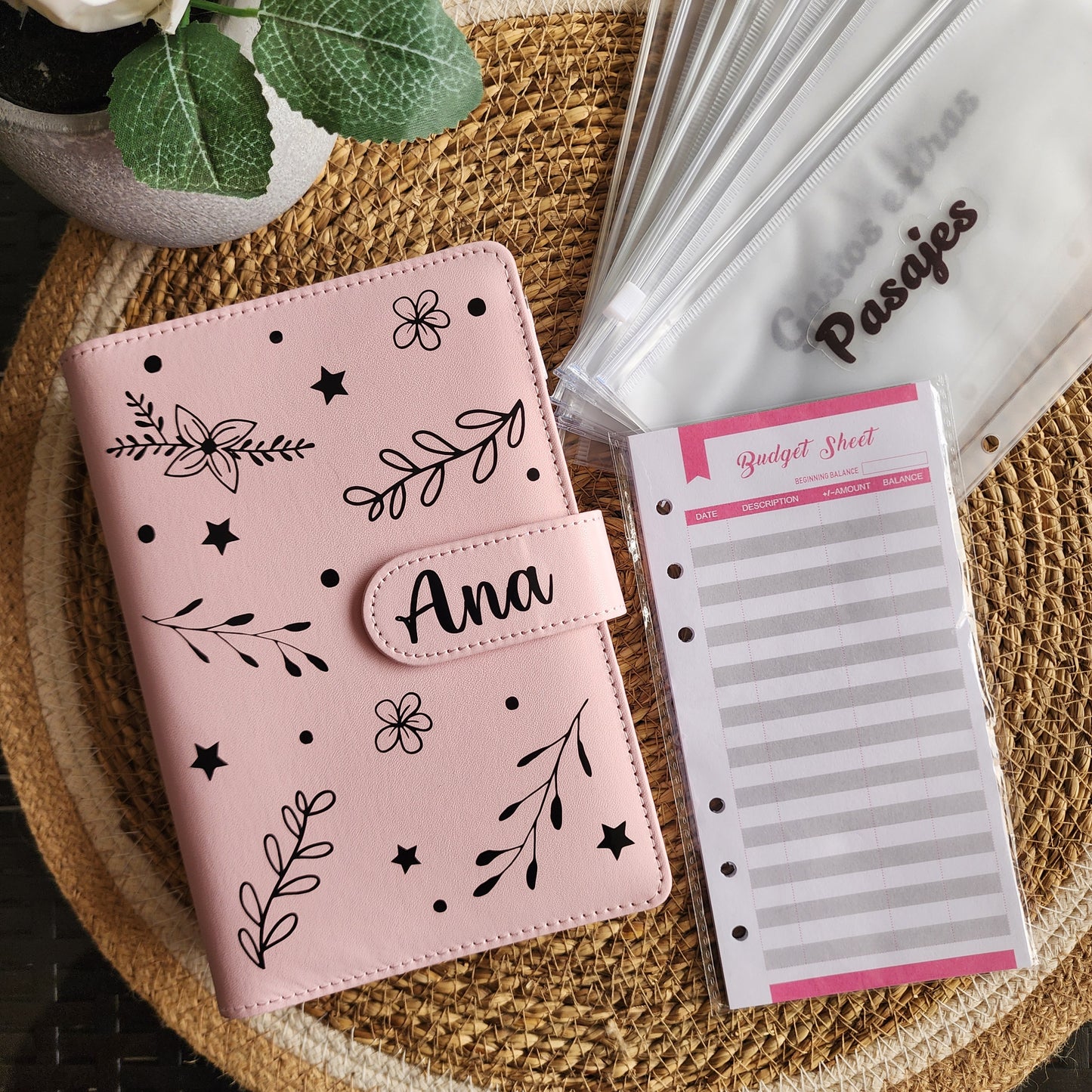 Kit de Agenda Ahorradora personalizada