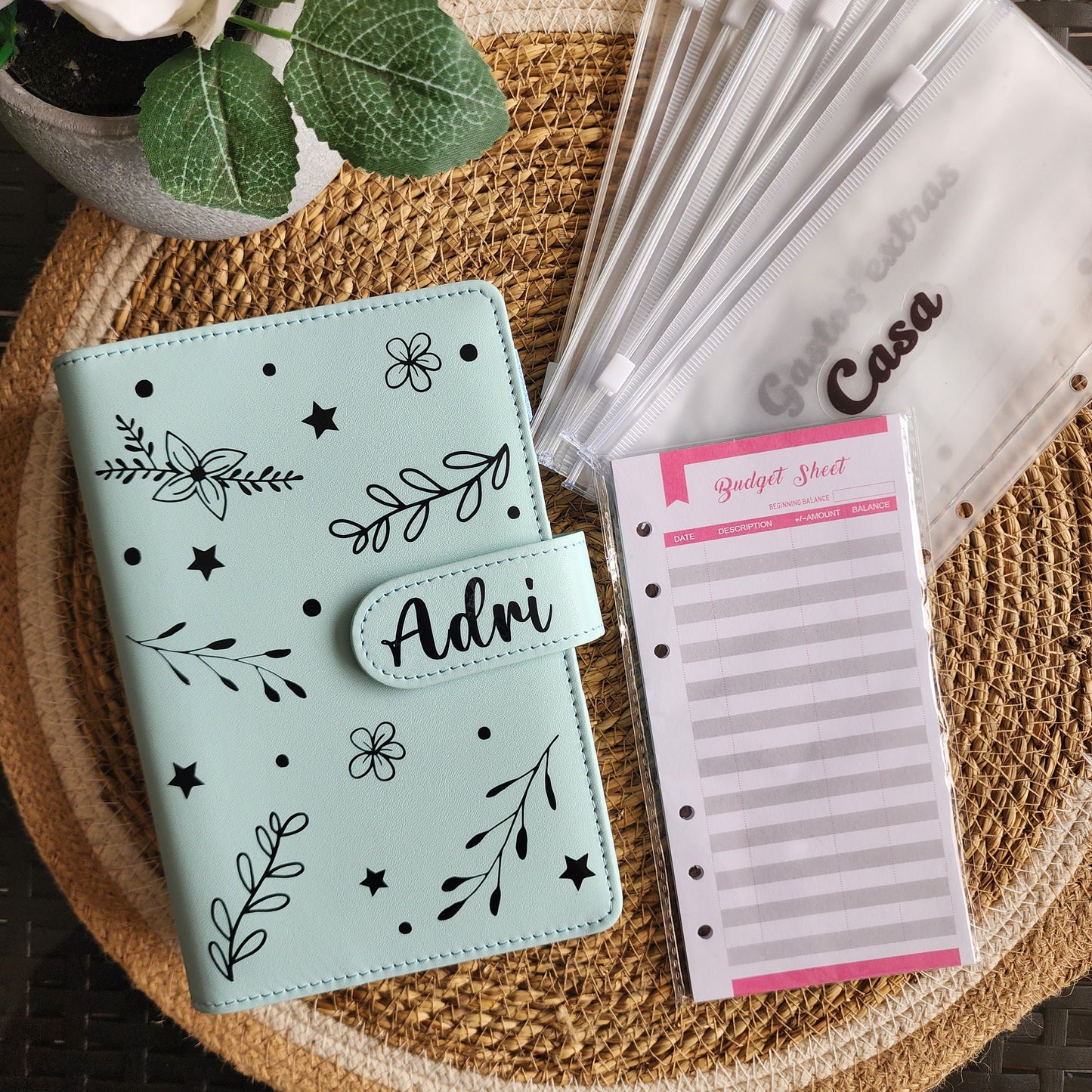 Kit de Agenda Ahorradora personalizada